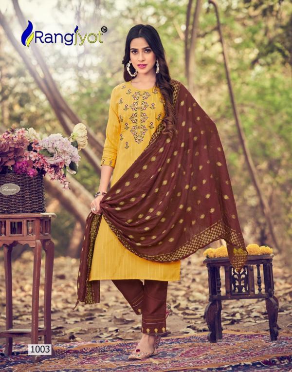 Rangjyot Sakshi Cotton Reaymade Designer Collection